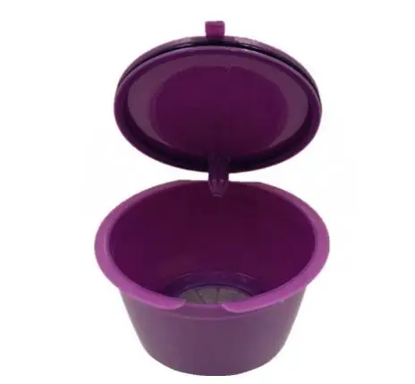 Purple 3 шт./упак. черный многоразового Dolce Gusto Кофе Капсула Nescafe dolce gusto многоразового пользования капсулы gusto капсулы combinacapsule пополнения чернил - Цвет: Purple