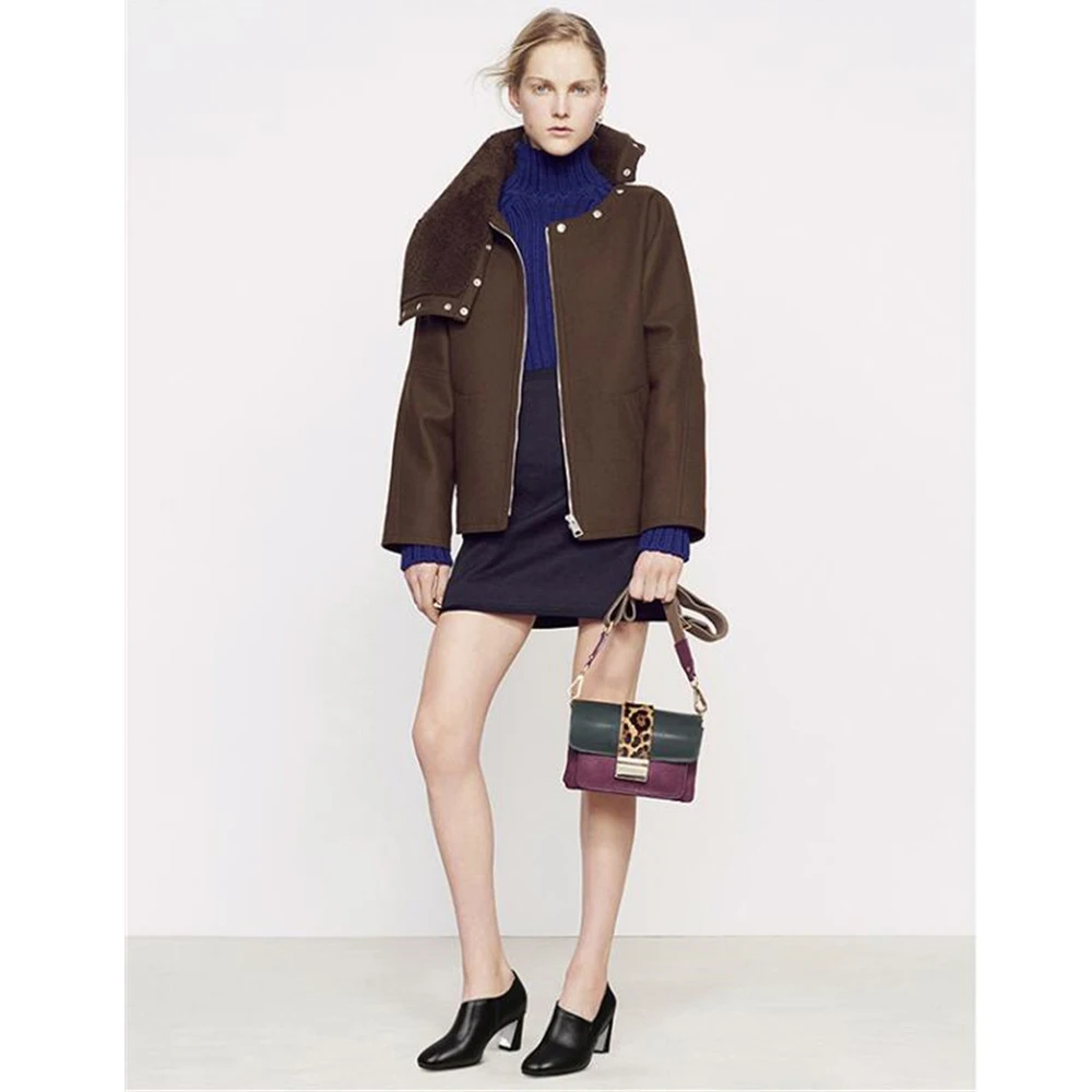 Женская обувь Туфли-лодочки из натуральной кожи на высоком каблуке 6 см офисные