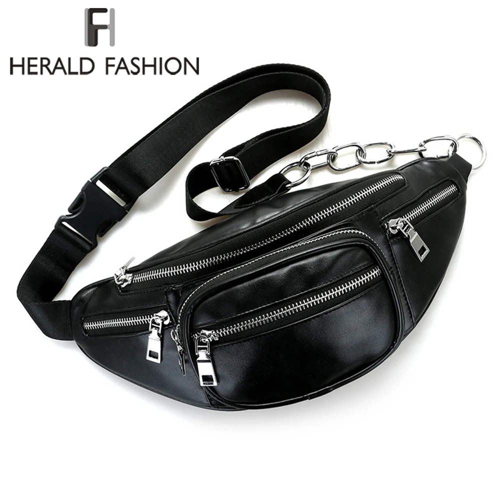 Многофункциональная поясная сумка Herald Fashion дорожная нагрудная сумочка из