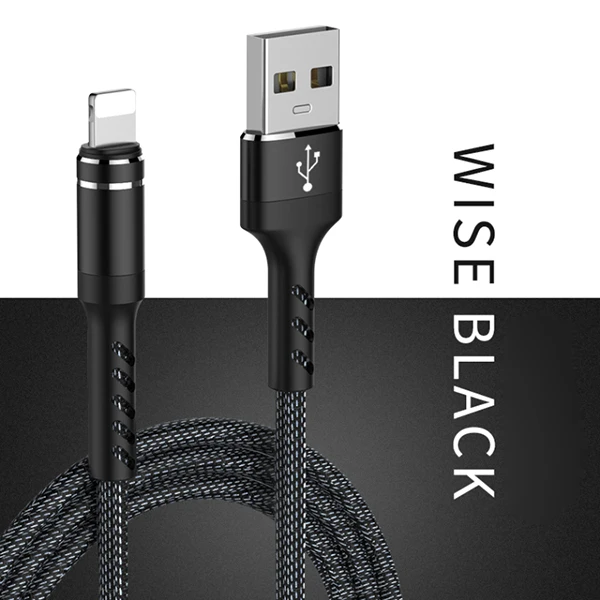 Suntaiho USB кабель для освещения кабель для iphone зарядное устройство xs max 6s Plus телефонный кабель для iphone X 7 8 plus 5 SE синхронизация быстрое зарядное устройство - Цвет: black2