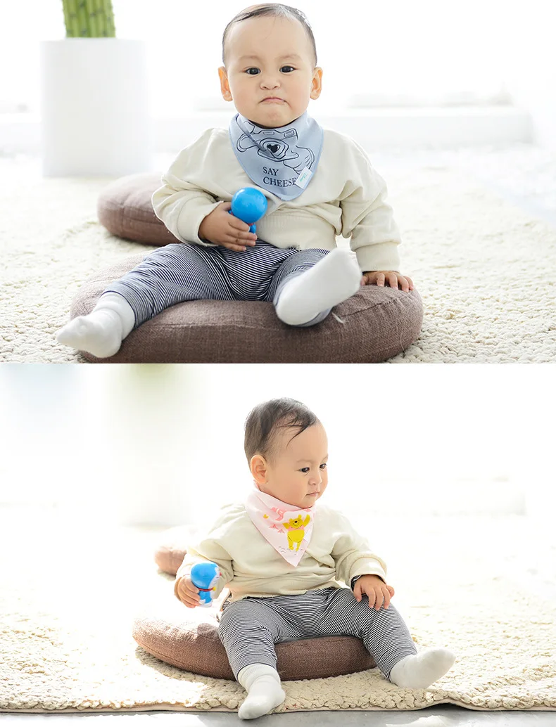 Disney baby saliva полотенце хлопок нагрудник детский нагрудник с мультяшным принтом двойной треугольное полотенце для ужина