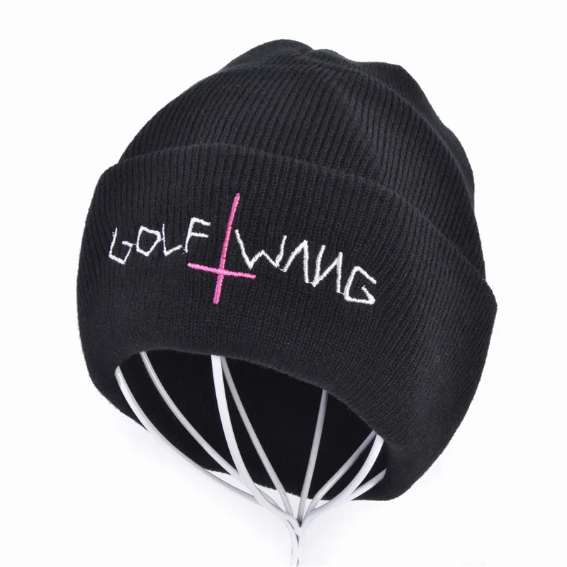 

winter Unisex hat Warm Knit Beanie Cap Letter embroidered Golf Wang Braided Hat Crucifix hats for women men
