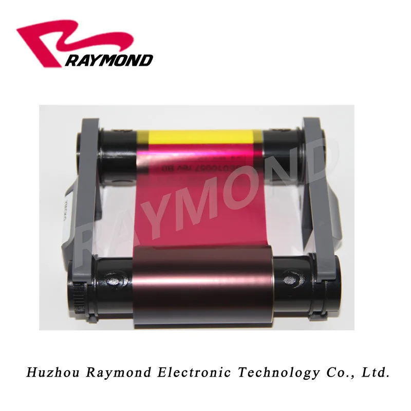 Оригинальный Evolis Badgy 200 принтер для карт YMCKO цветная лента-100 принтов Badgy100 CBGR0100C