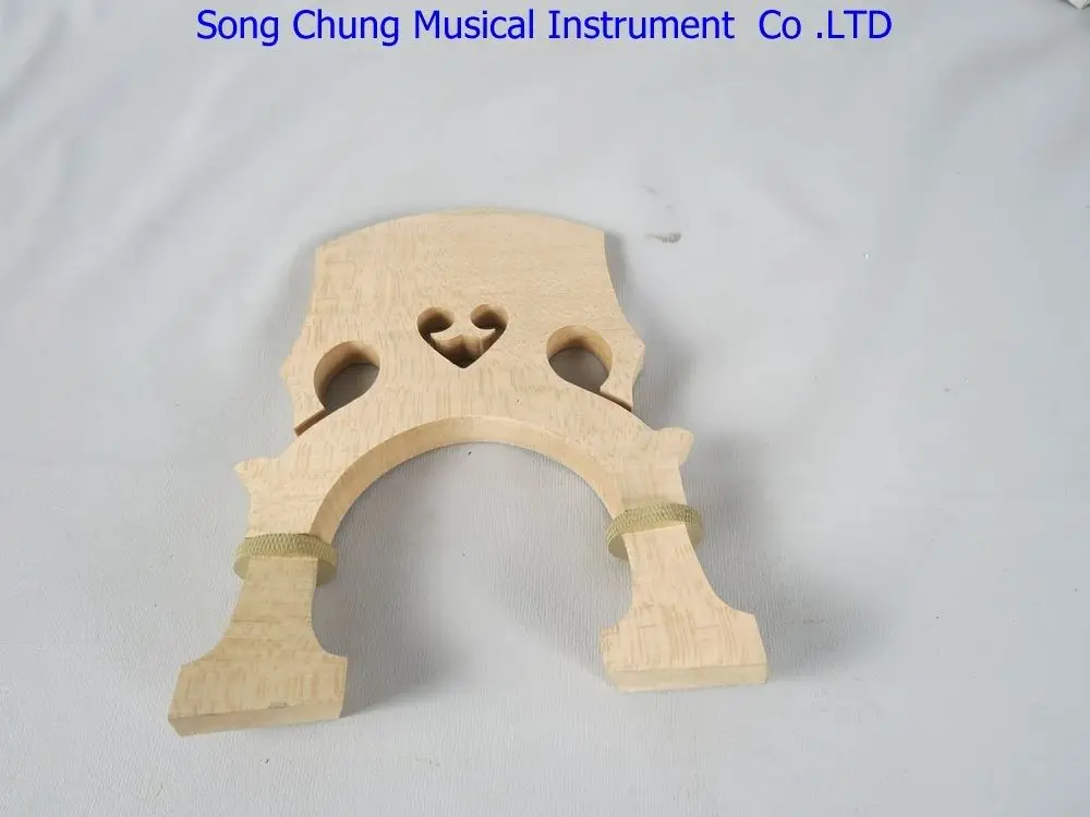 

2pcs adjustable double bass bridge cupreous parts 1/8,double bass part