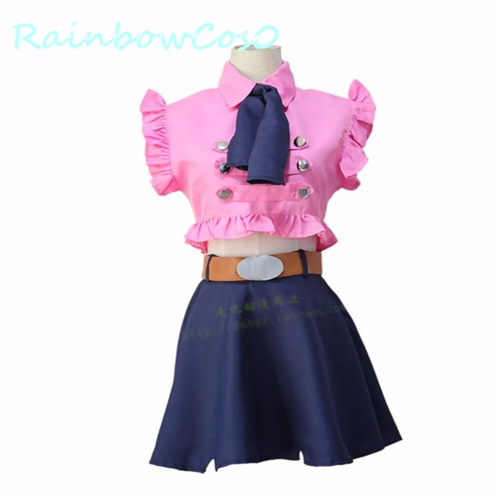 Костюм для косплея RainbowCos0 семь смертных грехов Элизабет лионы платье Униформа