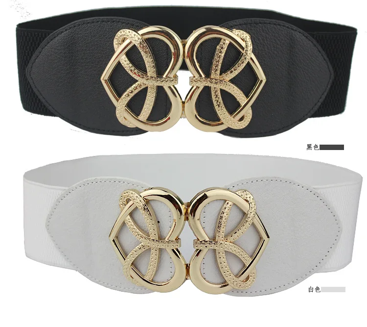 Модный женский ремень в форме сердца большой с выгравированной двойной пряжкой