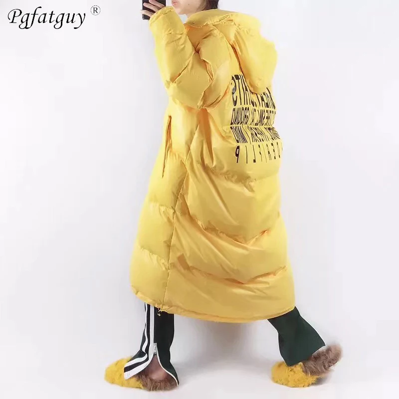 Для женщин модная куртка Вернуться Письмо печати Теплая Леди хлопковая парка с