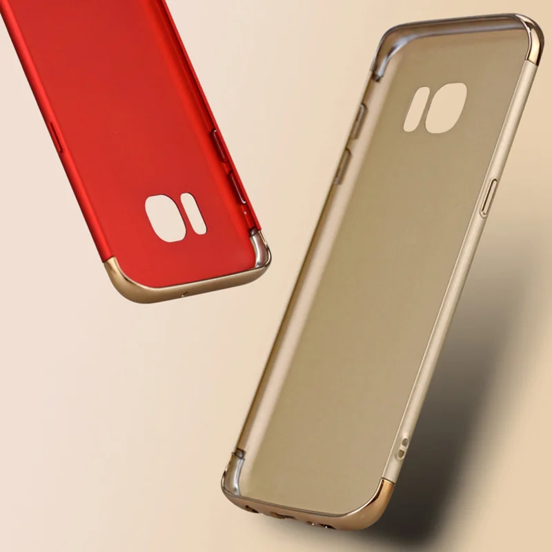 For Samsung S7 S6 Edge Case Back Galaxy J5 J7 A3 A5 A7 2016 2017 Bumper PC Hard Cover |