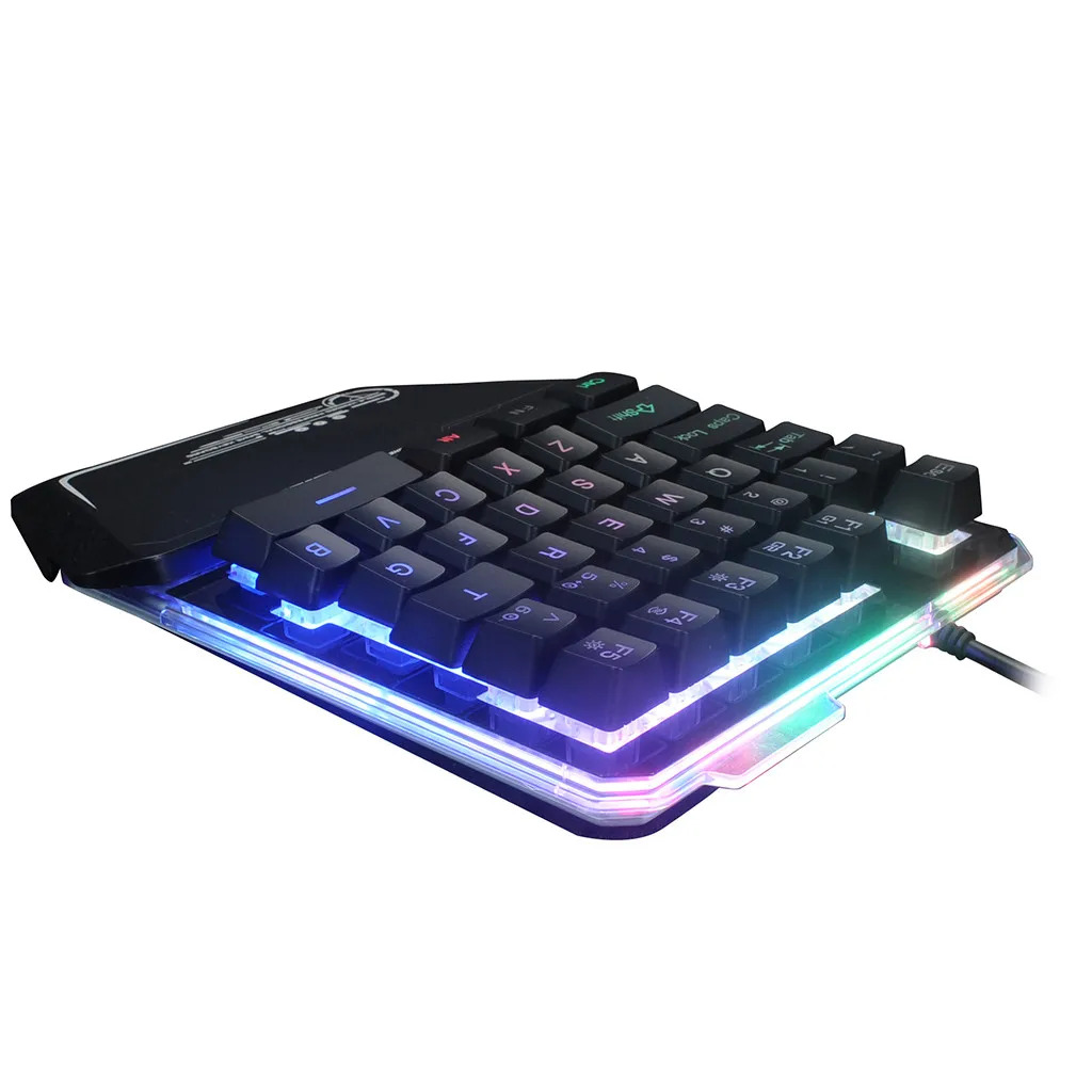 Игровая клавиатура VOBERRY для G40 с кабелем и 35 клавишами, игровая клавиатура с одной рукой, эргономичный дизайн
