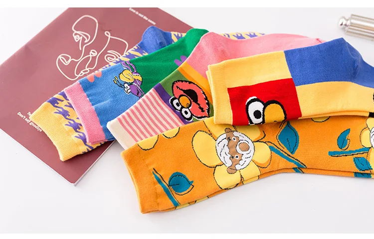Японские Новые короткие носки Kawaii С мультяшными птицами женские модные хлопковые розовые носки с аниме-животными для девочек, подарок с милыми уличными цветами, Meias