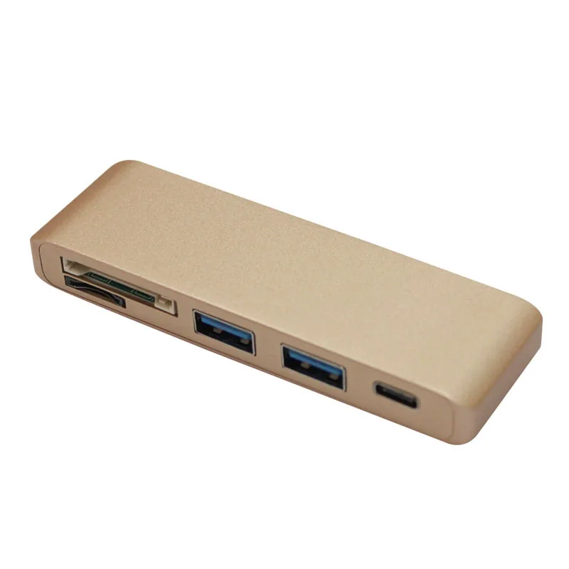5 в 1 многофункциональный концентратор USB 3 на 0 + устройство для чтения карт |
