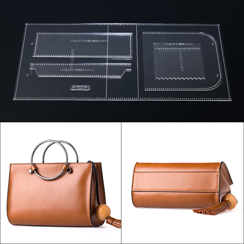 1 набор акриловых модные женские сумки из натуральной кожи швейная шаблон