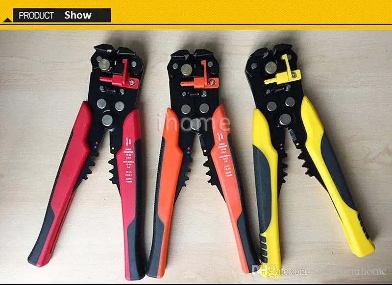 High Quality Multifunctional Automatic Cable Wire Stripper Plier Self Adjusting Crimper Terminal Tool Cutting Crimping Stripping |
