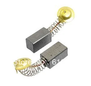 Lot10 Springs & Wires Electric Motor Carbon Brushes 6x7.5x13mm Power Tool for Hitachi 100 Angle Grinder 15/64