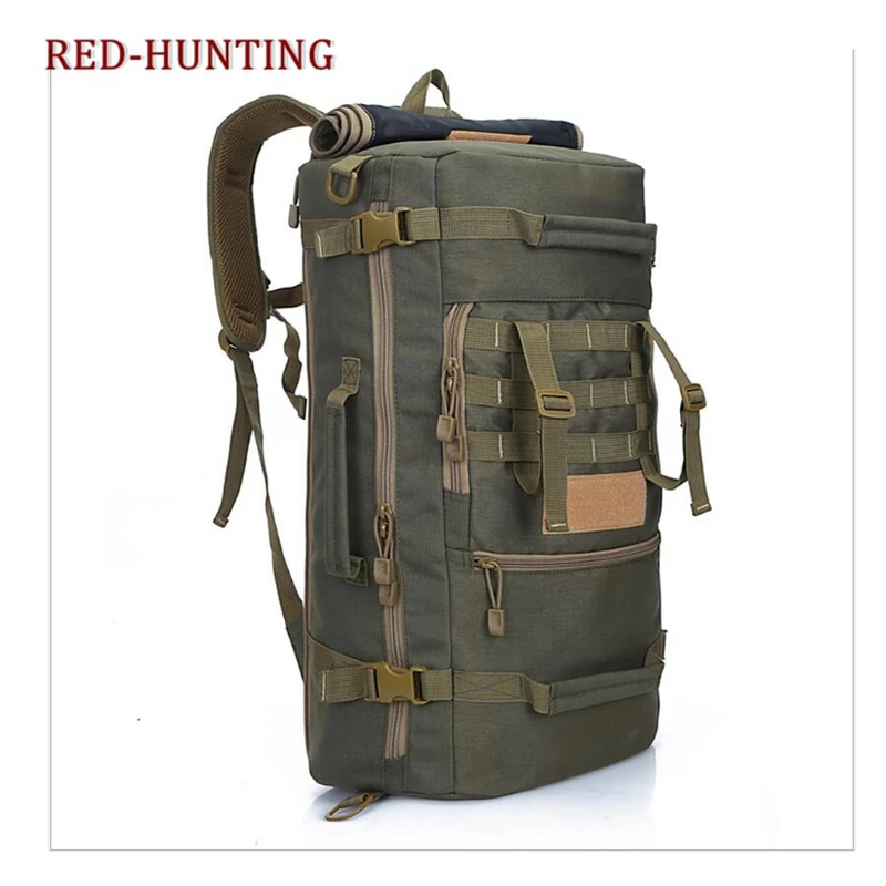 

Large Capacity Men Military Tactical Rucksack Outdoor Sports Camping Bag Camo Traveling Trekking Backpack