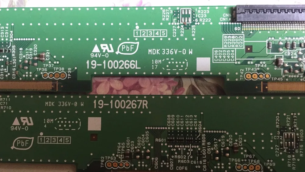 Пара для HITACHI 19 100266L 100267R деталь печатной платы ЖК панели|Адаптеры AC/DC| |