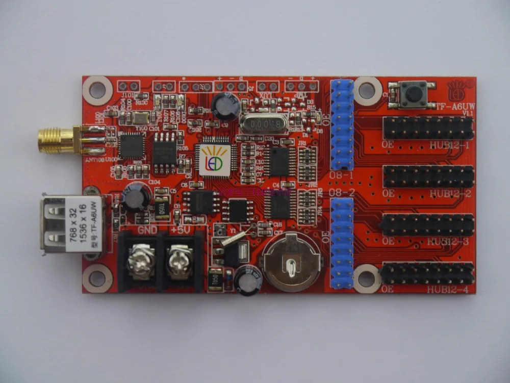 TF-A6UW USB и wifi светодиодный контроллер экрана дисплея P10 P16 P20 F3.0 F3.75 F5.0 P6 одноцветная