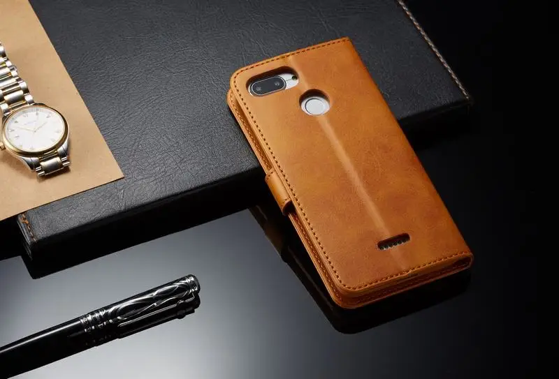 Кожаный флип-чехол для Xiaomi Redmi 6 6A, чехол s, Магнитный кошелек, слот для карт, чехлы для телефонов, для Xiaomi Redmi 6 Pro, чехол Redmi6, Обложка для книги