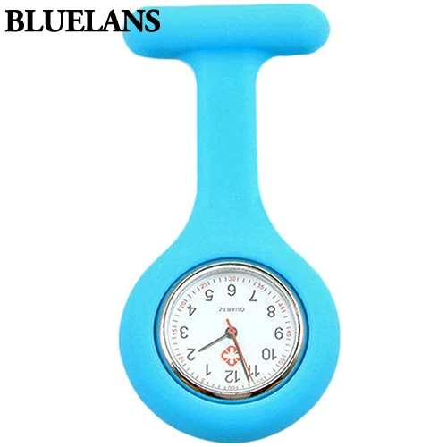 Симпатичные Силиконовые часы Медсестры Брошь Fob Карманный Туника кварцевые