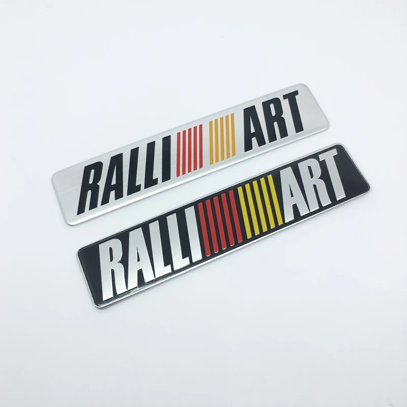 ANTINIYA RALLIART Car Aluminum Sticker Decal Emblem Accessories For mitsubishi lancer asx outlander pajero galant | Автомобили и