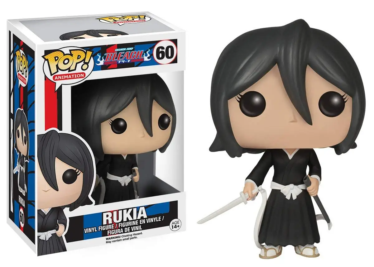 Официальный Funko pop Аниме: Bleach-Rukia Виниловая фигурка Коллекционная модель игрушки с оригинальной коробкой