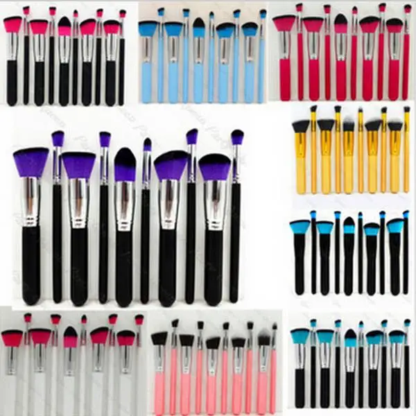 200 комплектов профессиональных yang tinggi sikat kosmetik praktis kuas bedak Lembut Makeup perдлинные