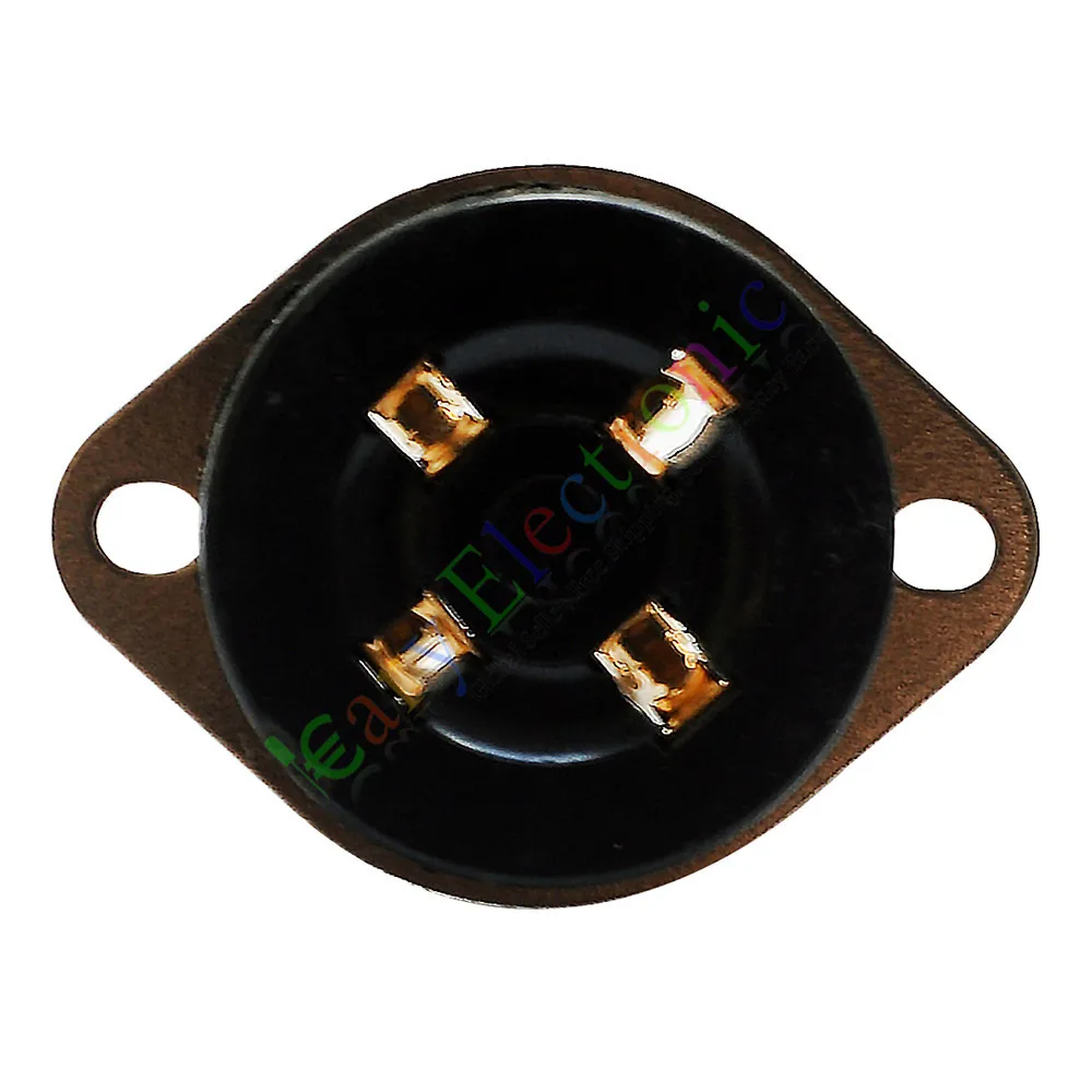 Оптовая и розничная продажа 50 шт. 4-контактный золотистый бакелитовый