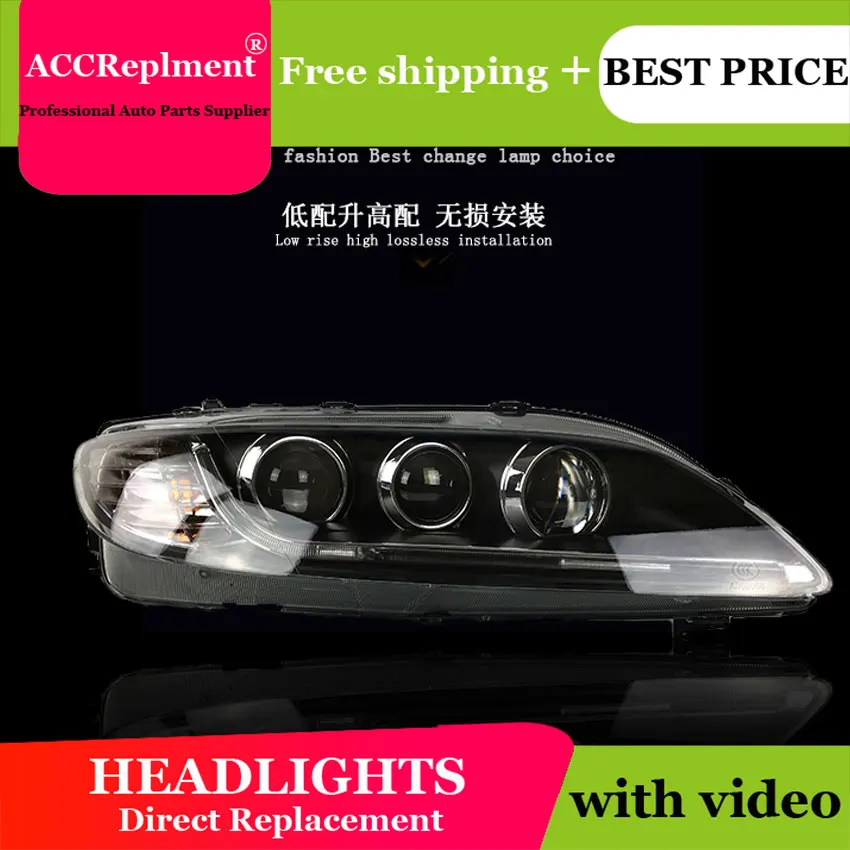 Стайлинг автомобиля светодиодный ная фара для Mazda6 фары 2003-2014 Mazda 6 ные drl H7 hid