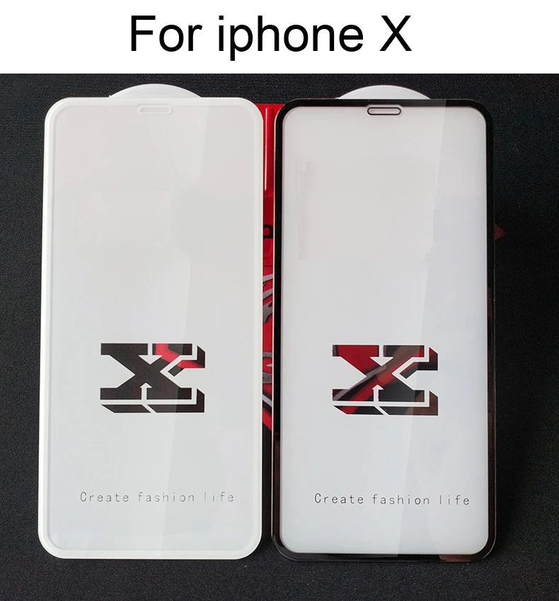 7D экран протектор изогнутый край Полное покрытие защитное стекло для iphone XS MAX XR XS X 8 7 6 Plus 9H защитное стекло пленка