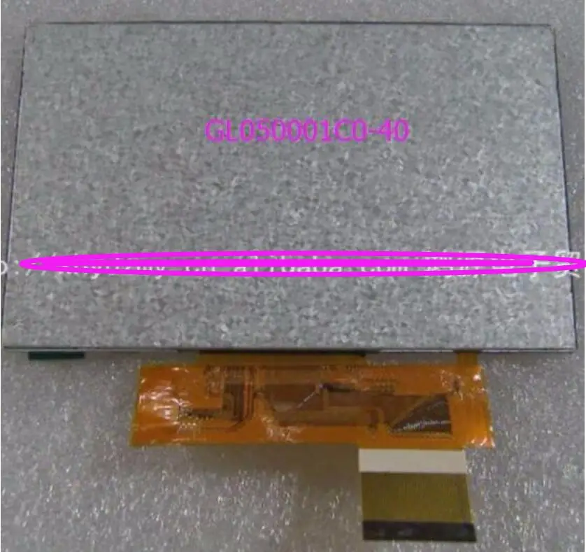 

5inch GPS/'t a MP5 Gao Qingbing QD/GL050001C0-40 inside the liquid crystal display screen