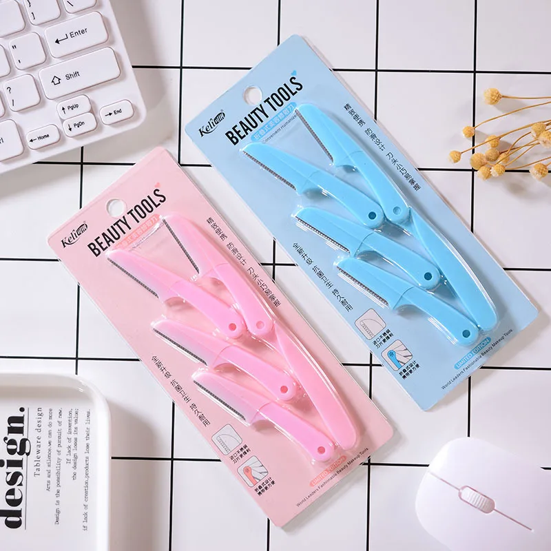 AMSIC Eyebrow Razor Facial Hair Remover Trimmer Sharp Mini Makeup Knife Shaper Tool | Красота и здоровье
