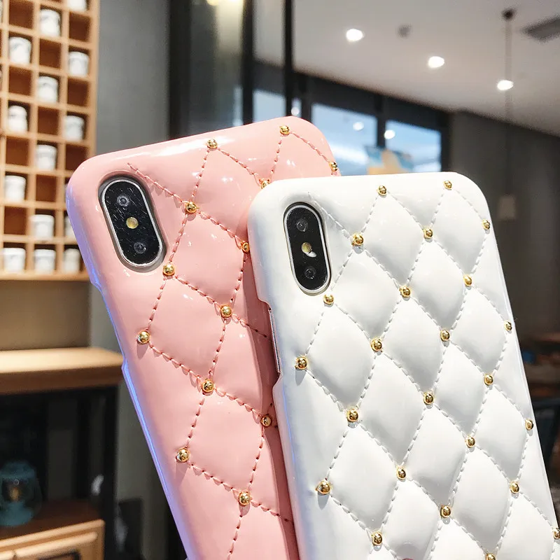 Чехол из искусственной кожи с бриллиантами для iphone XS MAX XR X 10 7 8 6 6S Plus роскошный