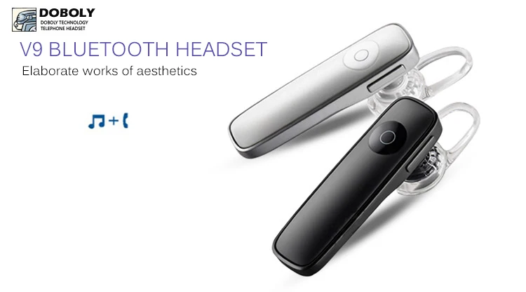 DOBOLY V9 Bluetooth гарнитура 4.0 Беспроводной Универсальная Гарнитура Миниатюрный