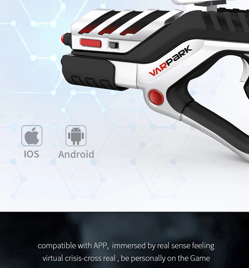 Новейший портативный Bluetooth AR-Gun VR AR игровой пистолет контроллеры AR игрушечный игровой пистолет с 3D AR игры для iPhone Android смартфон