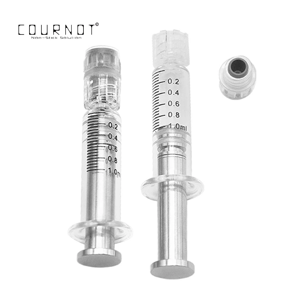 Стеклянные шприцы COURNOT 1 мл для картриджа вейпа одноразовый шприц масляного