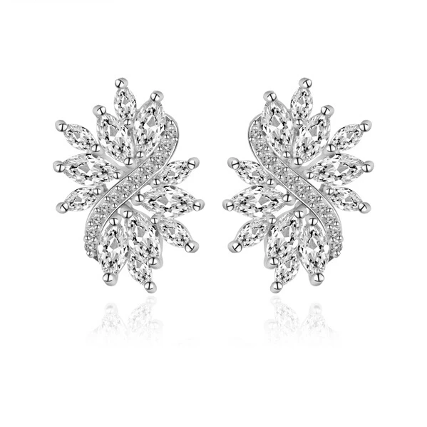 2015 мода новый дизайн огранка маркиз AAA + Швейцарский CZ кубический циркон цветок