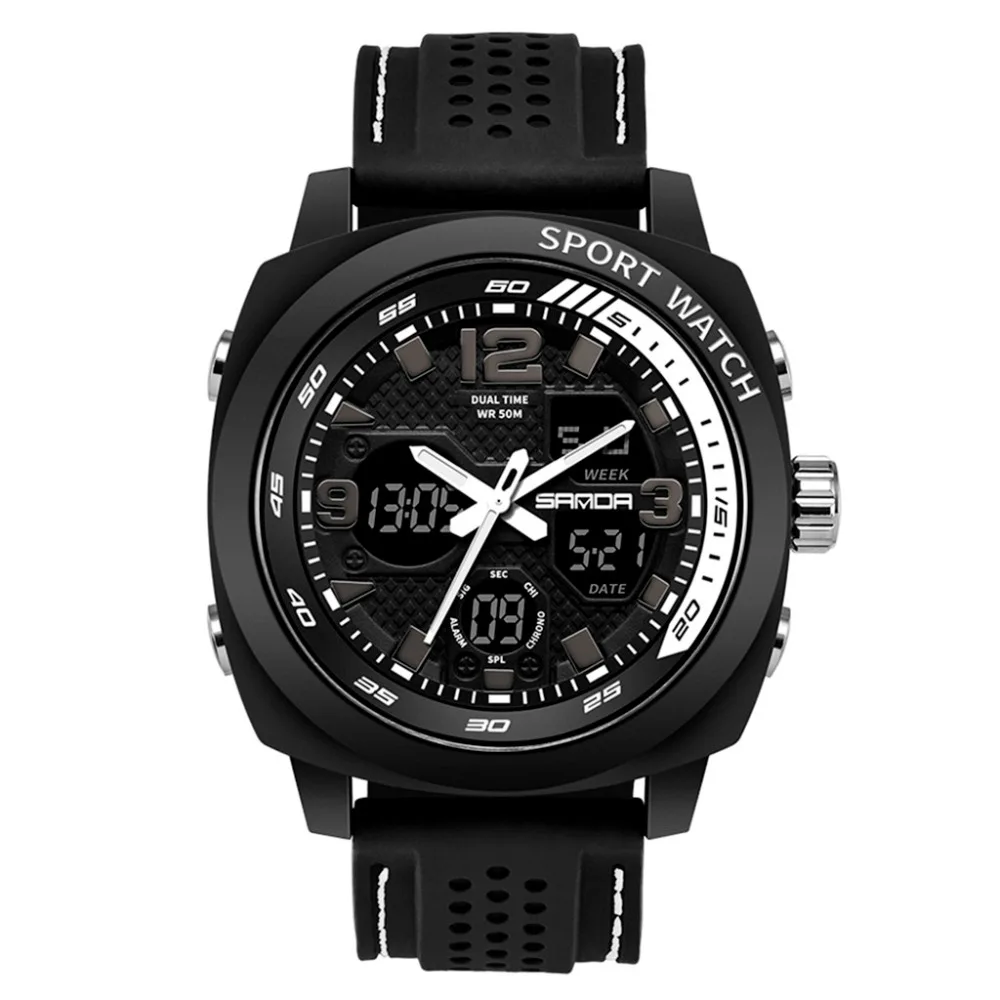 Мужские модные часы, роскошный бренд, reloj, новые часы, Hour relogio, Saat, часы, мужские часы, женские, montre homme, relogio, цифровые# F