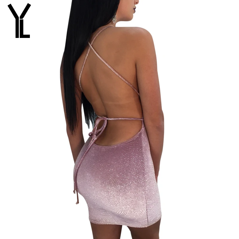Fashion Women Dress Sleeveless New Style Sexy Robe Femme V Neck Vestido De Festa Nightclub Party Dresses | Женская одежда