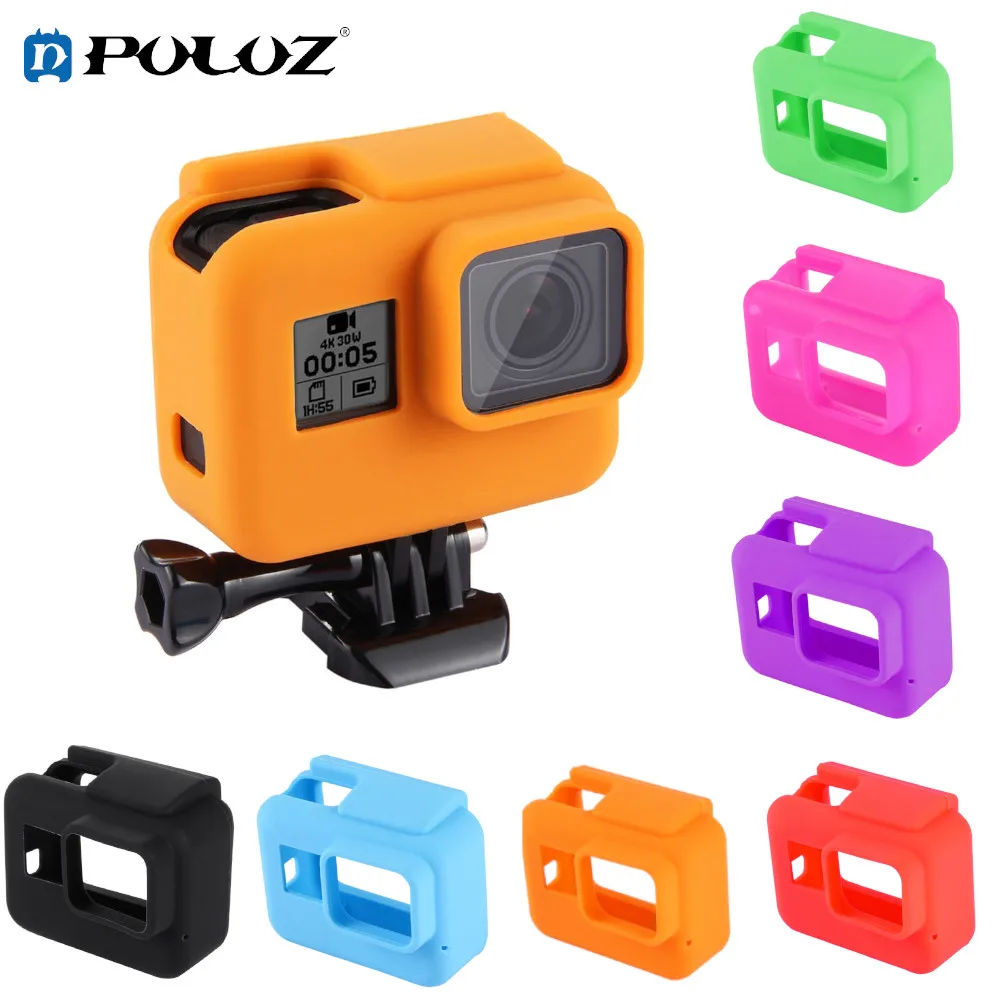 PULUZ для спортивной экшн-камеры Go Pro Аксессуары Силиконовый чехол кожи Gopro Hero5