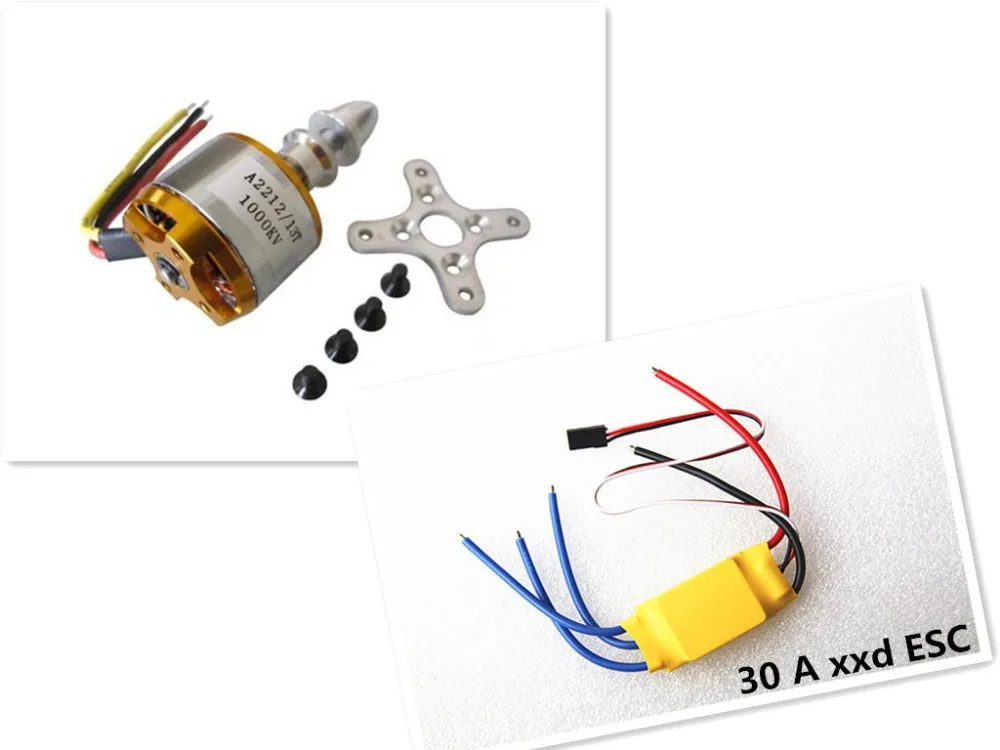 Xxd a2212 1000kv бесщеточный двигатель + xxd esc 30a para Мультикоптер 450x525 Квадрокоптер|esc