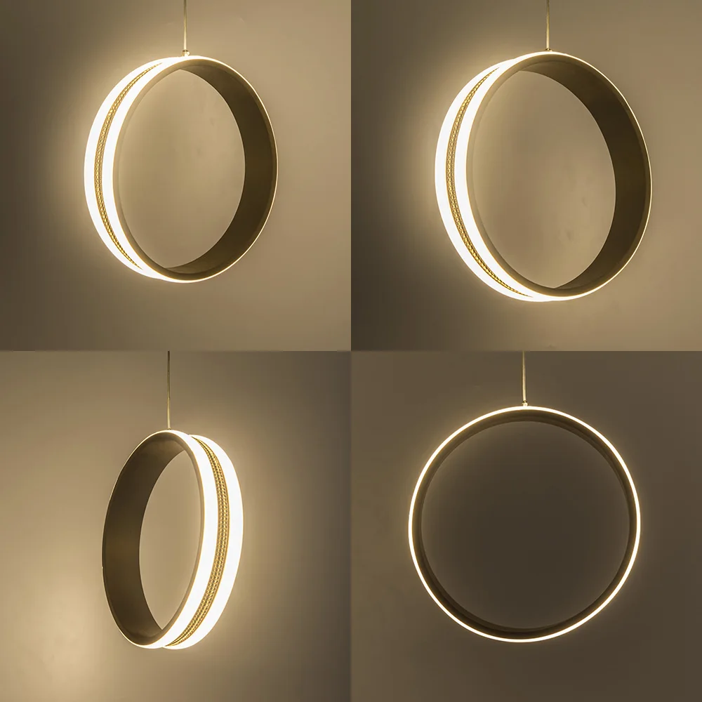 Светильник ing современный скандинавский геометрический розовое золото Led