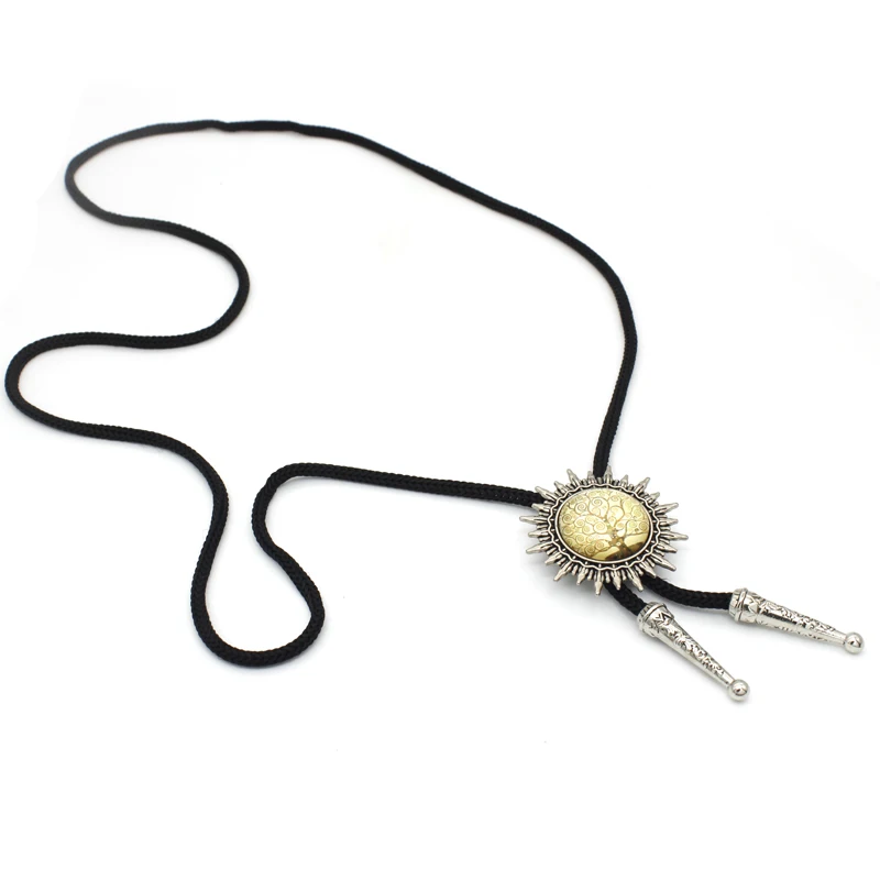 2017 Мода Древо жизни ковбойский галстук боло бросок Дерева Галстук стеклянный