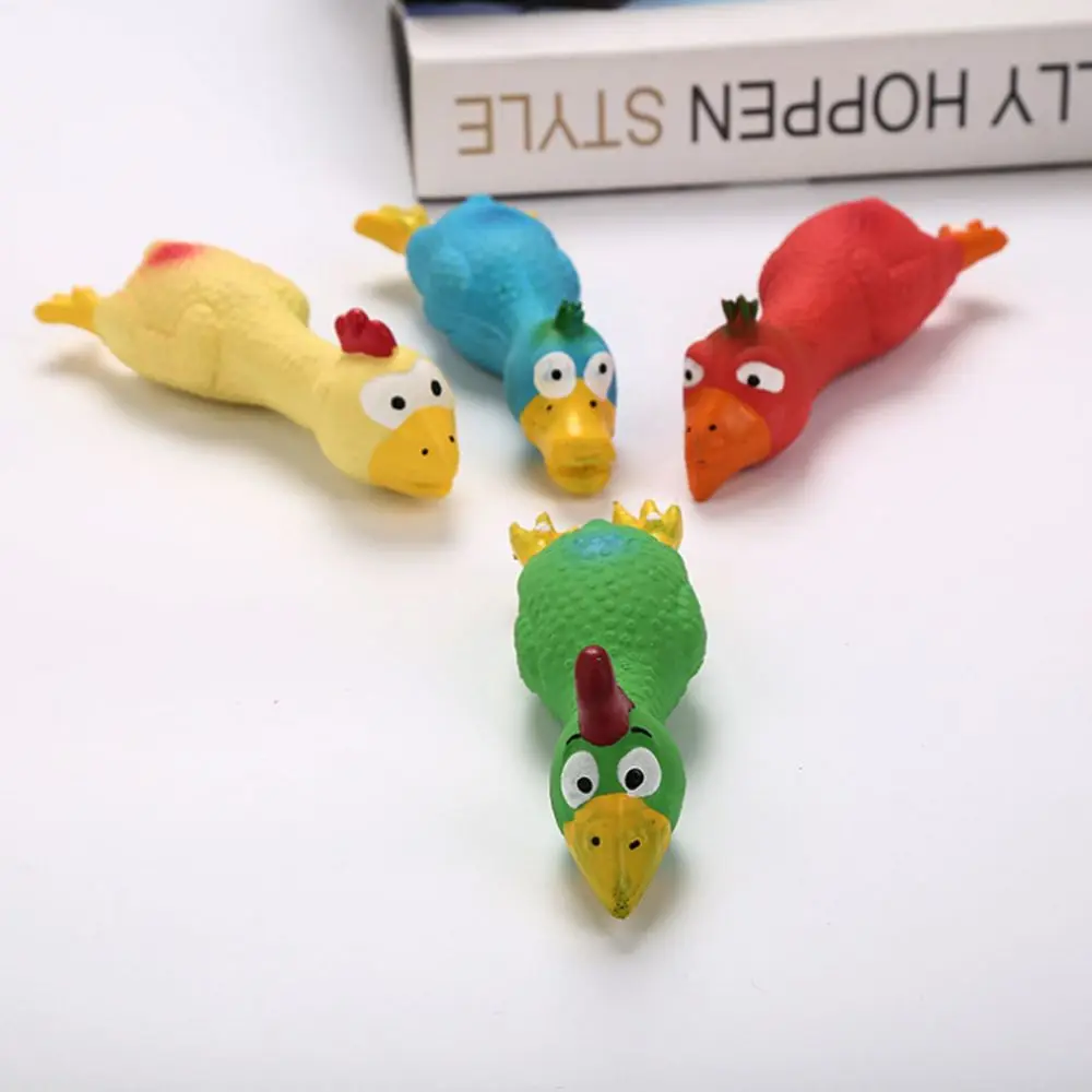 Латексные игрушки для животных в форме птицы пищащие собак кошек щенков звук