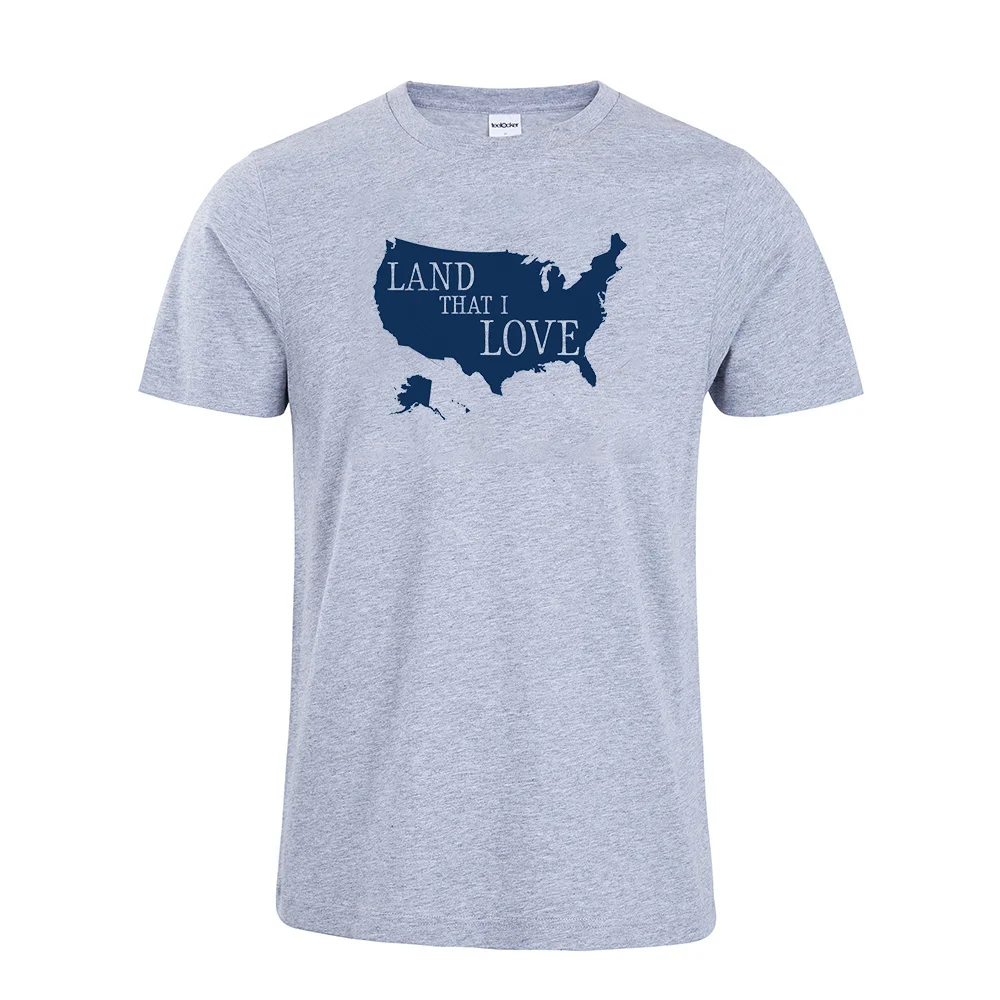 

Land That I Love Unisex Tshirt Funny TShirts Cotton T-Shirts Cotton Top Tees