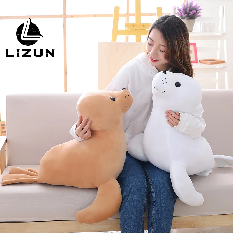 Подушка с морским львом кукла Имитация животных для сна тряпичная Корейская