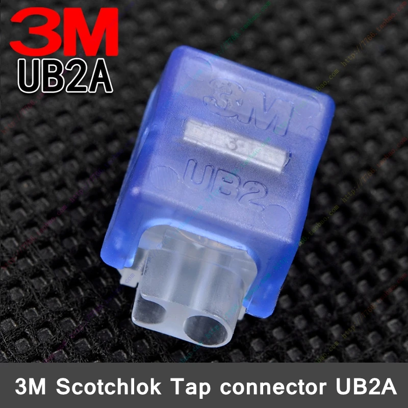 100% подлинный самозатягивающийся коннектор Scotchlok UB2A K4 1000 шт./лот 3M 2 провода 19 26AWG (0 9