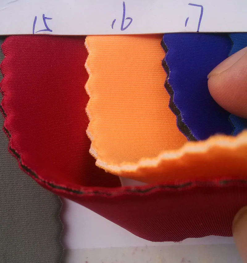 Неопреновые резиновые ткани из красной лайкры с покрытием SRB толщина 2 5 мм|fabric