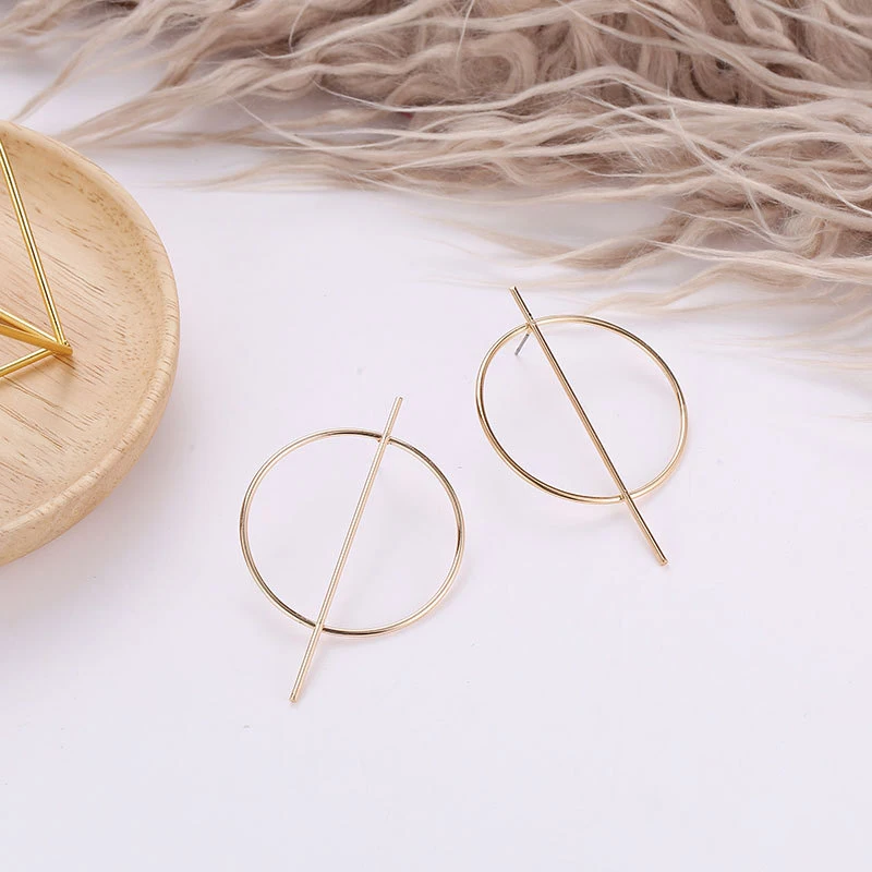 Серьги из сплава женские Крупные круглые украшения для Хэллоуина подарок на