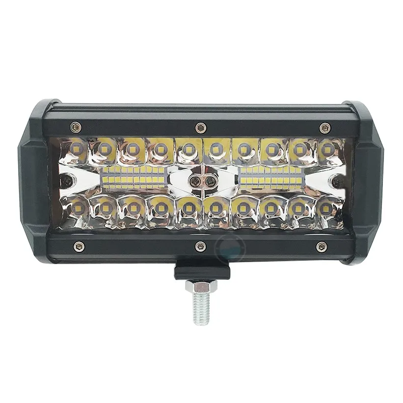 1 PCS 120W 7 дюймов 120 Вт комбинированный светодиодный светильник для баров точечный прожектор 4x4 точечный 12 В 24 В 4WD Barra светодиодный светильник для авто лодок SUV ATV i светильник - Цвет: 1 PCS 120W