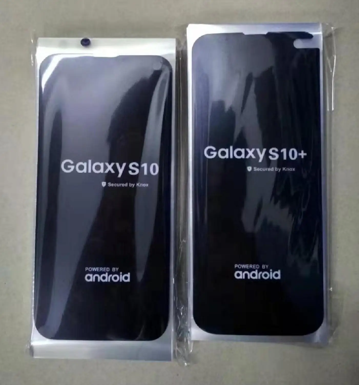 100 шт. Заводские Защитные пленки для Samsung Galaxy S10 S10e + EDGE Plus наклейки на экран S10Plus ЖК